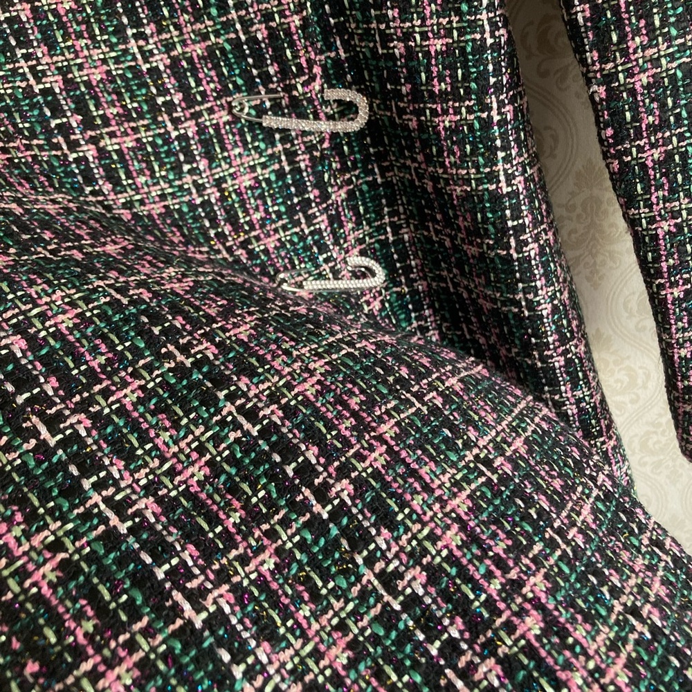 ZARA Blazer Dress with Rhinestone Detailing - Picture 3 of 11